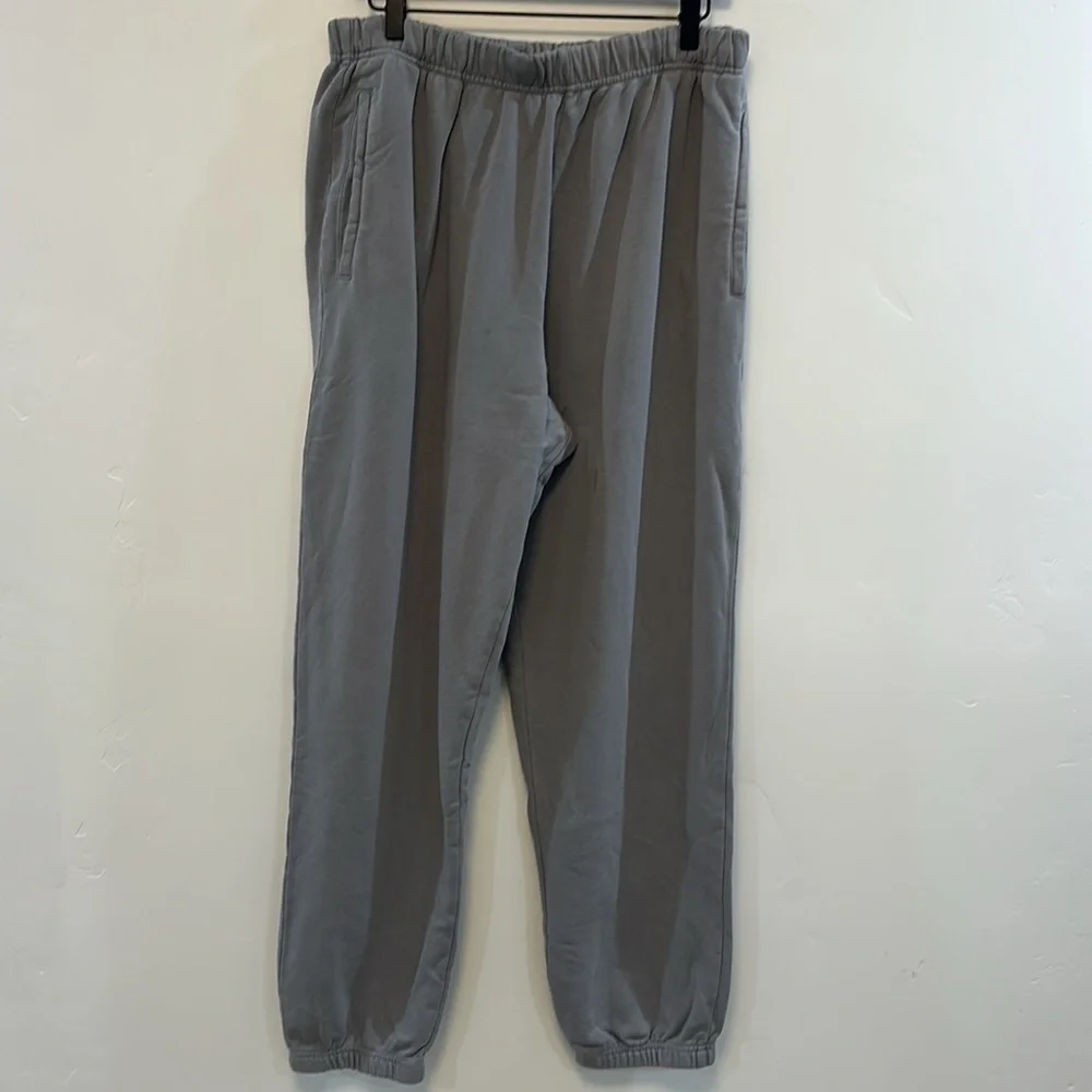 SKIMS grey lounge fleece jogger size xl